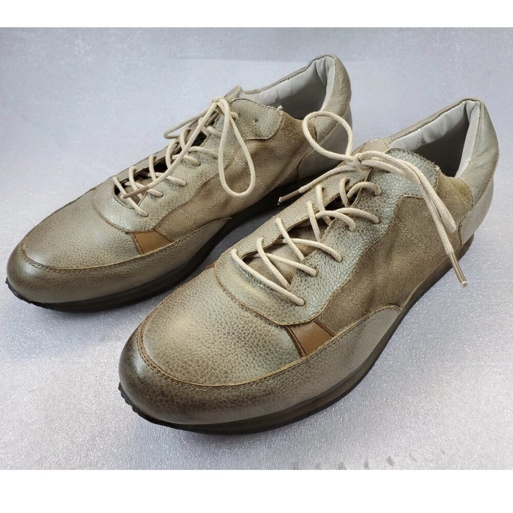 Joe's Jeans Retro Brown Leather Sneakers | NEW | US 9